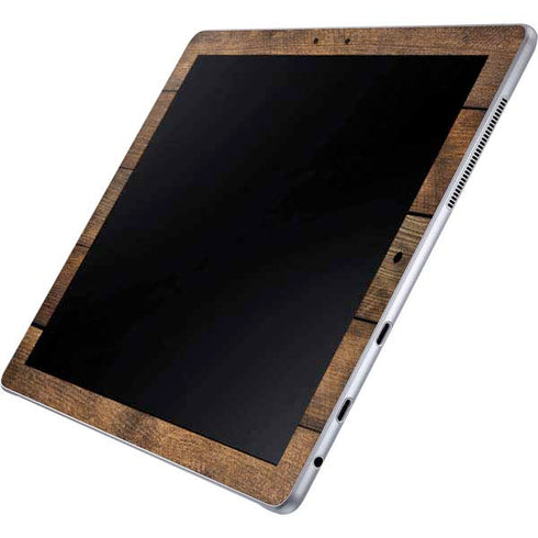 Early American Wood Planks Galaxy Book 12in Skin